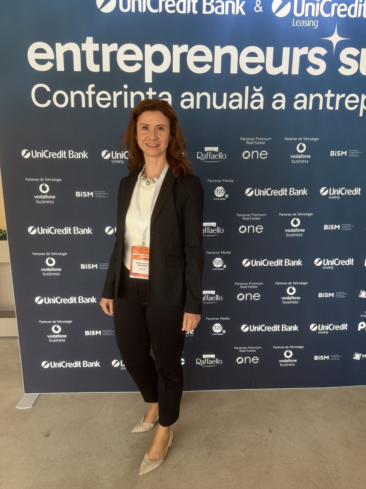 Kinga Kroth-Madarász at UniCredit Entrepreneurs Summit